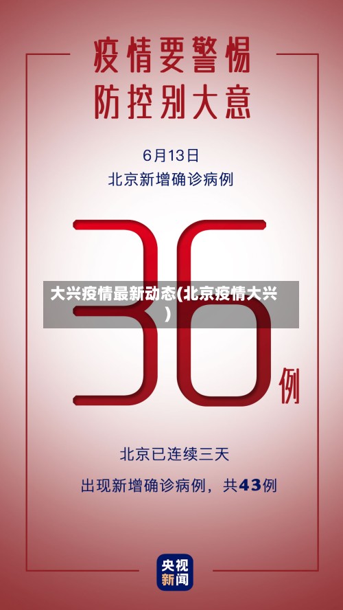 大兴疫情最新动态(北京疫情大兴)