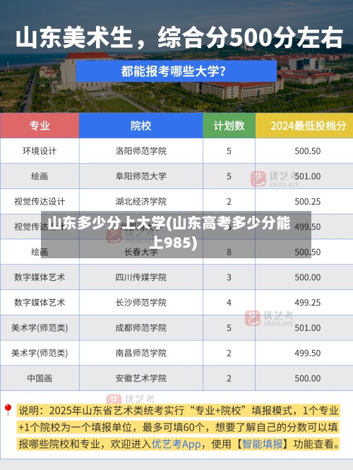 山东多少分上大学(山东高考多少分能上985)-第2张图片
