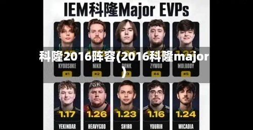 科隆2016阵容(2016科隆major)