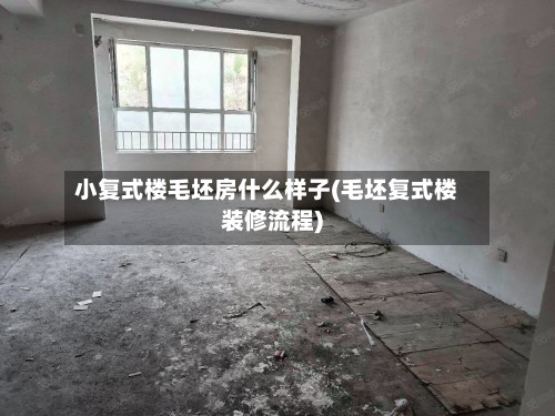 小复式楼毛坯房什么样子(毛坯复式楼装修流程)