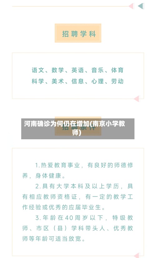 河南确诊为何仍在增加(南京小学教师)