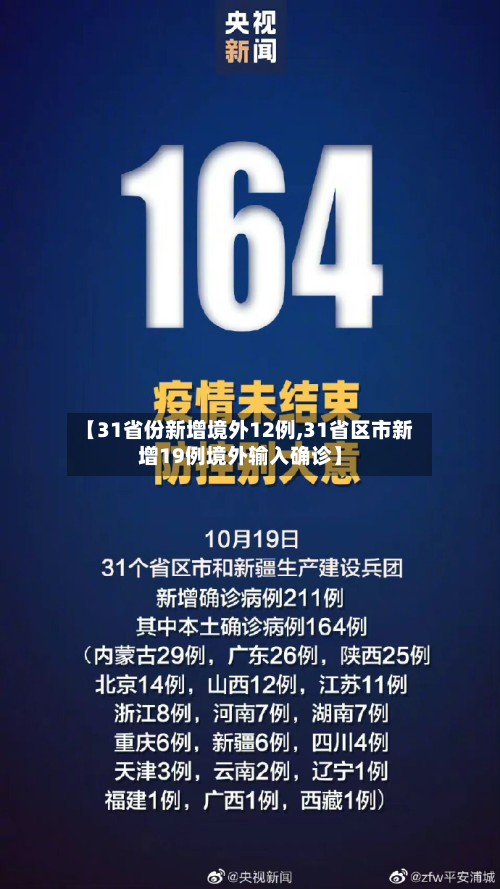 【31省份新增境外12例,31省区市新增19例境外输入确诊】
