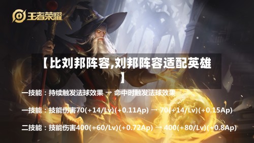 【比刘邦阵容,刘邦阵容适配英雄】-第2张图片