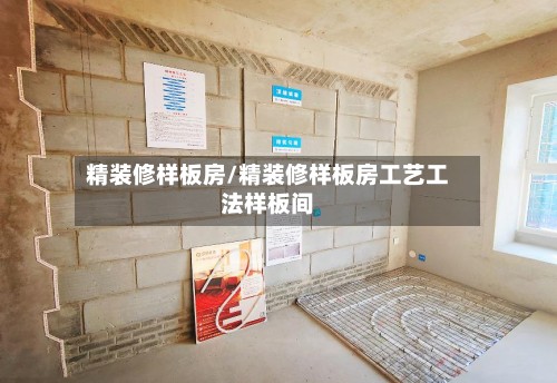 精装修样板房/精装修样板房工艺工法样板间