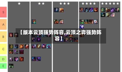 【版本云顶强势阵容,云顶之弈强势阵容】