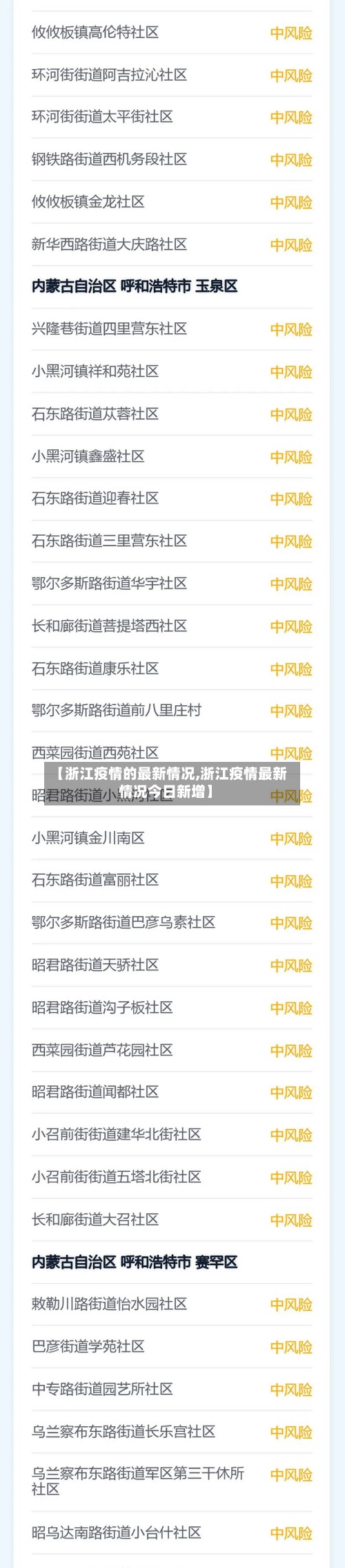 【浙江疫情的最新情况,浙江疫情最新情况今日新增】