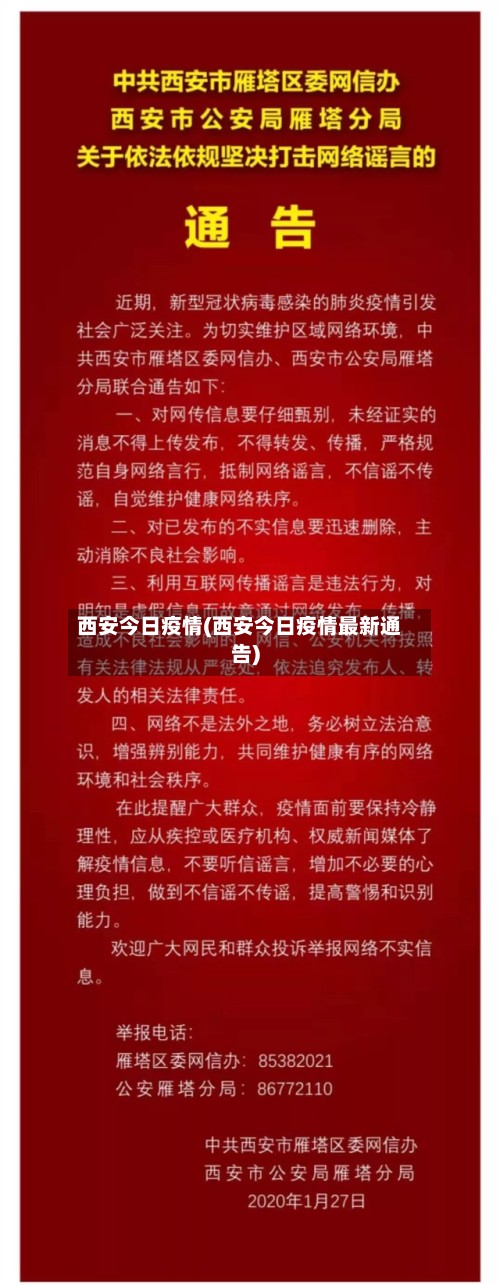 西安今日疫情(西安今日疫情最新通告)