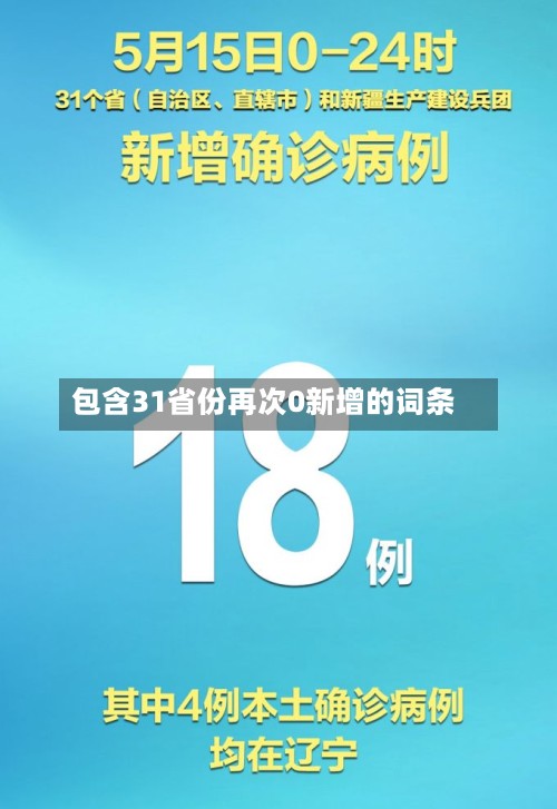 包含31省份再次0新增的词条-第2张图片