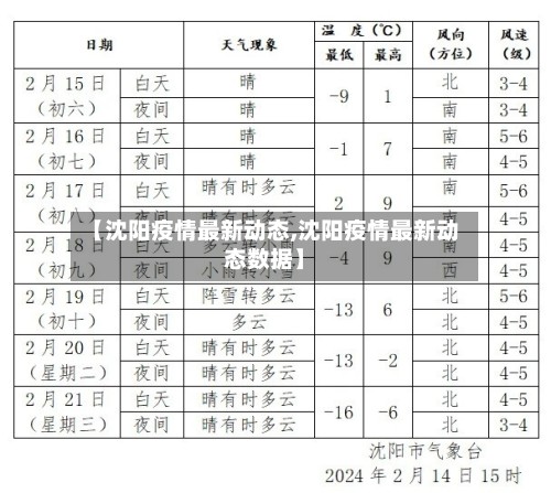 【沈阳疫情最新动态,沈阳疫情最新动态数据】