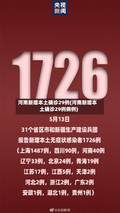 河南新增本土确诊29例(河南新增本土确诊29例病例)-第2张图片