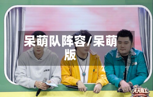 呆萌队阵容/呆萌版-第2张图片