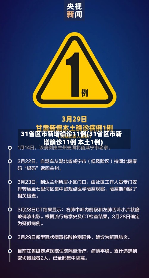 31省区市新增确诊11例(31省区市新增确诊11例 本土1例)