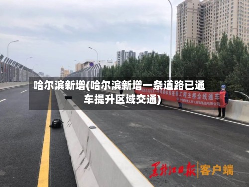 哈尔滨新增(哈尔滨新增一条道路已通车提升区域交通)-第3张图片