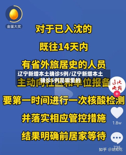 辽宁新增本土确诊5例/辽宁新增本土确诊5例是哪里的-第2张图片