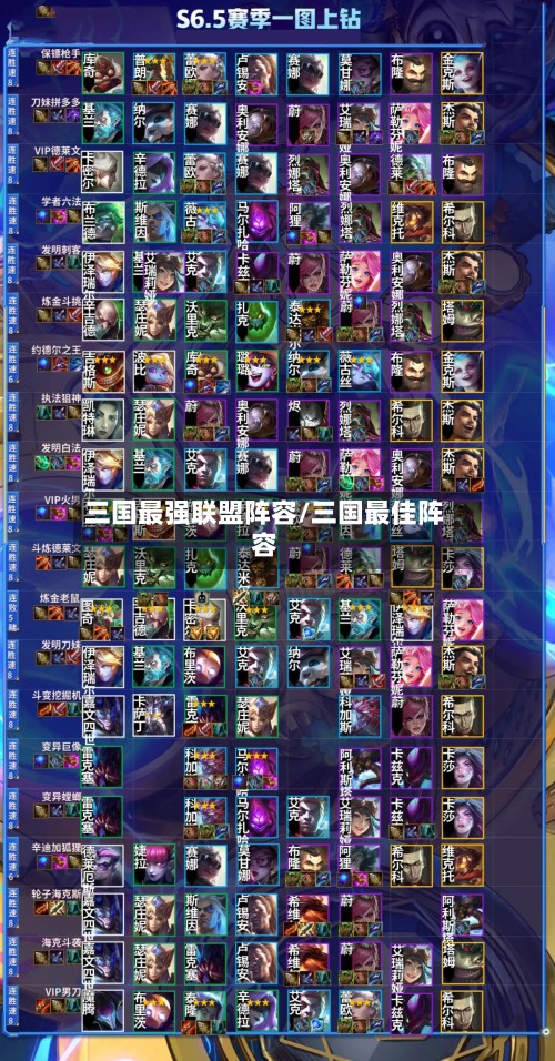 三国最强联盟阵容/三国最佳阵容-第2张图片