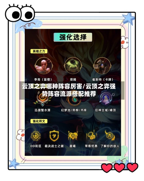 云顶之弈哪种阵容厉害/云顶之弈强势阵容流派搭配推荐-第2张图片