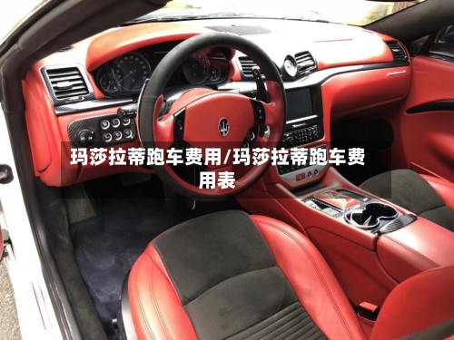 玛莎拉蒂跑车费用/玛莎拉蒂跑车费用表