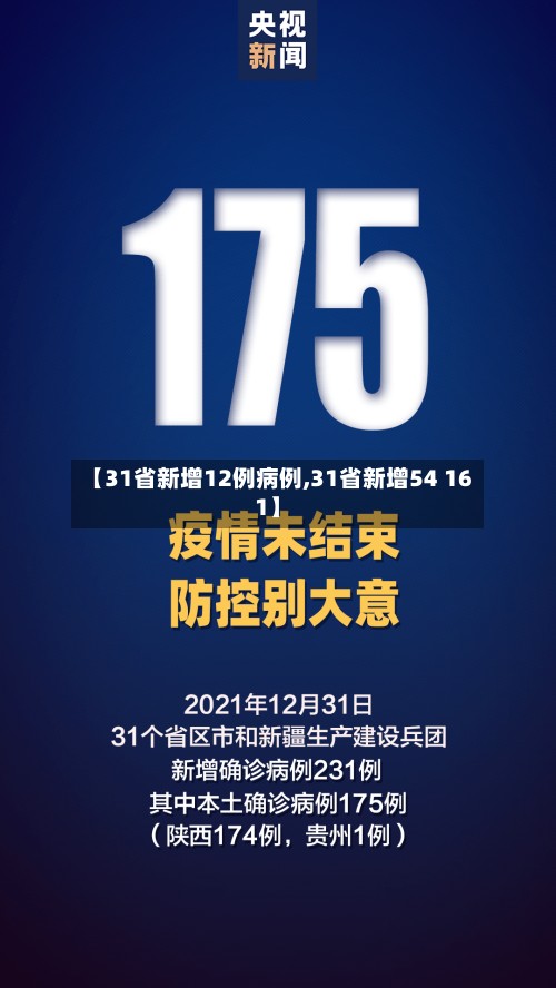 【31省新增12例病例,31省新增54 161】