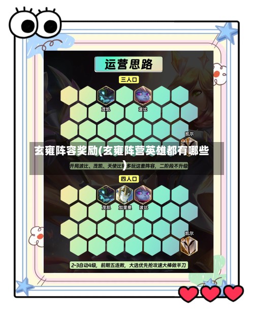 玄雍阵容奖励(玄雍阵营英雄都有哪些)