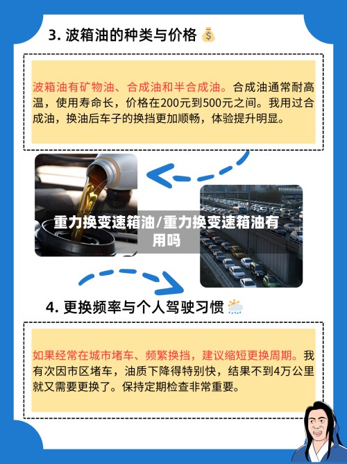 重力换变速箱油/重力换变速箱油有用吗