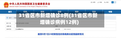 31省区市新增确诊8例(31省区市新增确诊病例12例)-第2张图片