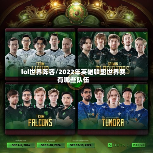 lol世界阵容/2022年英雄联盟世界赛有哪些队伍-第3张图片