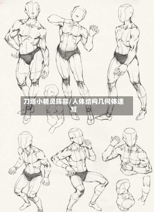 刀塔小精灵阵容/人体结构几何体速写