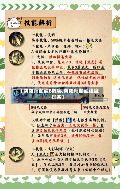 【阴阳师御魂8阵容,阴阳师御魂强度排名】