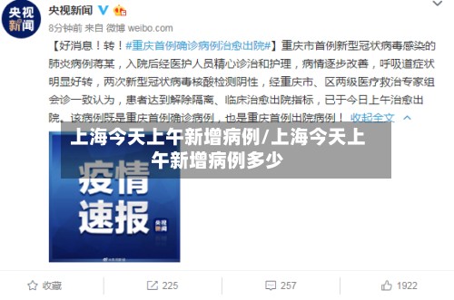 上海今天上午新增病例/上海今天上午新增病例多少