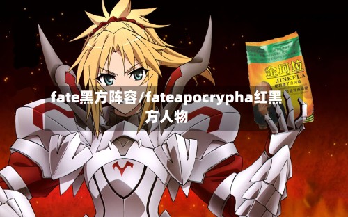 fate黑方阵容/fateapocrypha红黑方人物