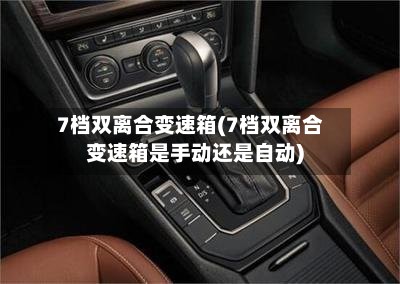 7档双离合变速箱(7档双离合变速箱是手动还是自动)-第2张图片