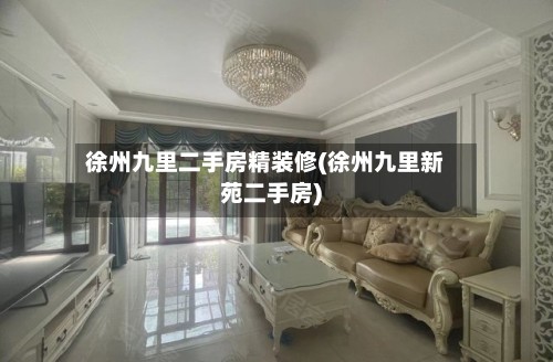 徐州九里二手房精装修(徐州九里新苑二手房)