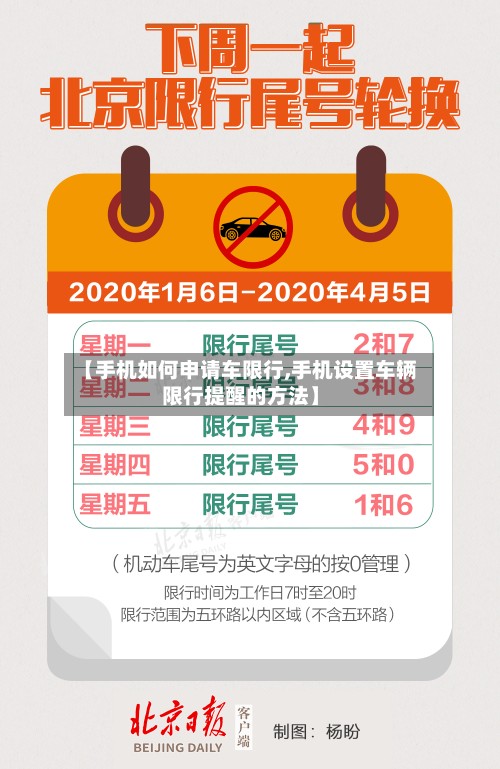 【手机如何申请车限行,手机设置车辆限行提醒的方法】-第2张图片