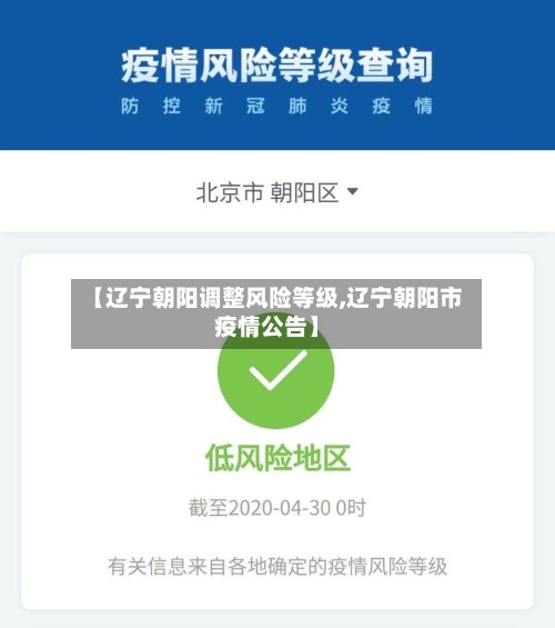 【辽宁朝阳调整风险等级,辽宁朝阳市疫情公告】-第3张图片