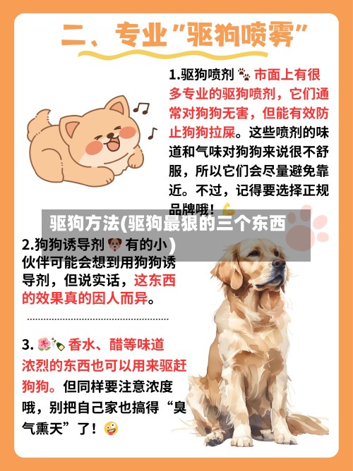 驱狗方法(驱狗最狠的三个东西)-第2张图片