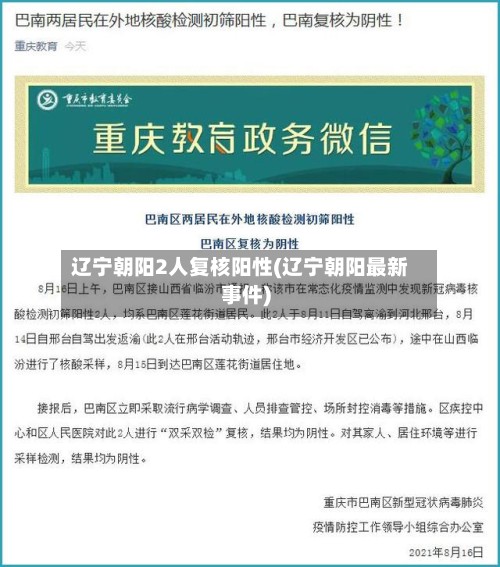 辽宁朝阳2人复核阳性(辽宁朝阳最新事件)