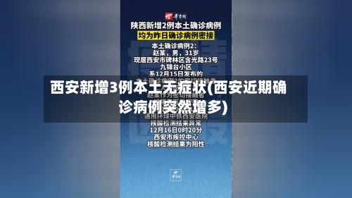 西安新增3例本土无症状(西安近期确诊病例突然增多)-第2张图片