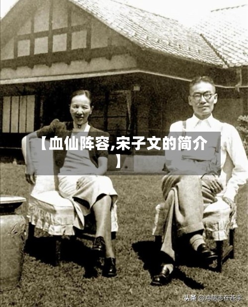 【血仙阵容,宋子文的简介】-第2张图片