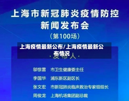 上海疫情最新公布/上海疫情最新公布情况-第2张图片