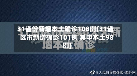 31省份新增本土确诊108例(31省区市新增确诊101例 其中本土98例)-第2张图片