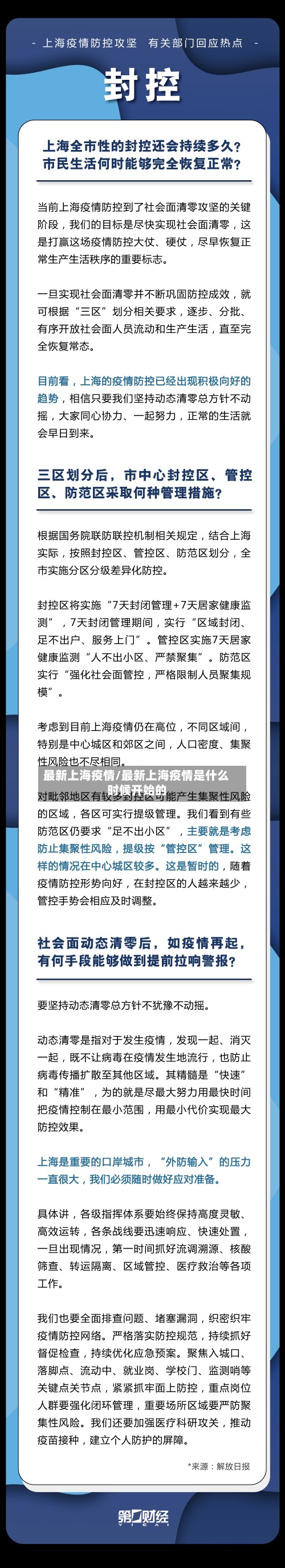 最新上海疫情/最新上海疫情是什么时候开始的
