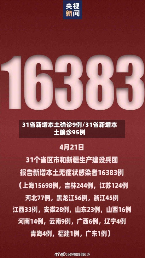 31省新增本土确诊9例/31省新增本土确诊95例-第2张图片