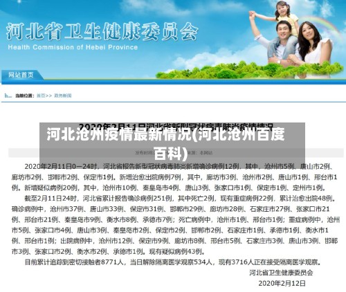 河北沧州疫情最新情况(河北沧州百度百科)-第2张图片