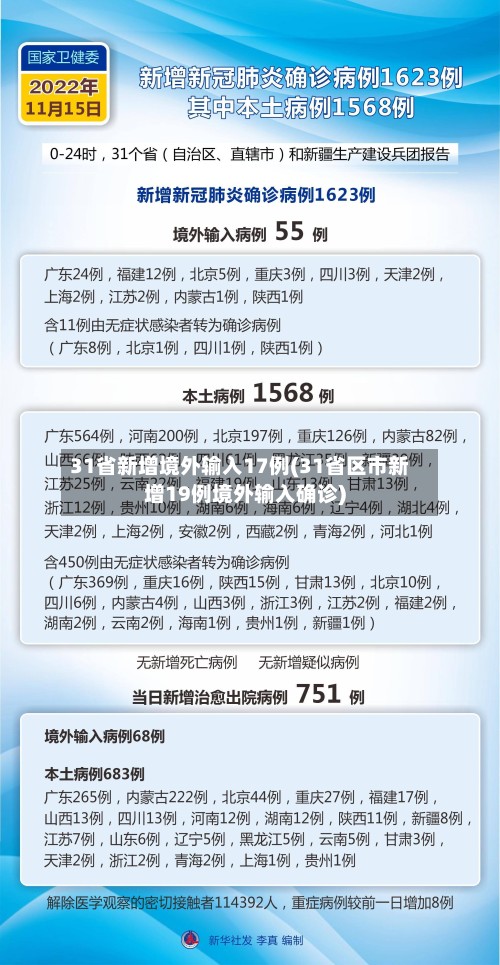 31省新增境外输入17例(31省区市新增19例境外输入确诊)-第3张图片