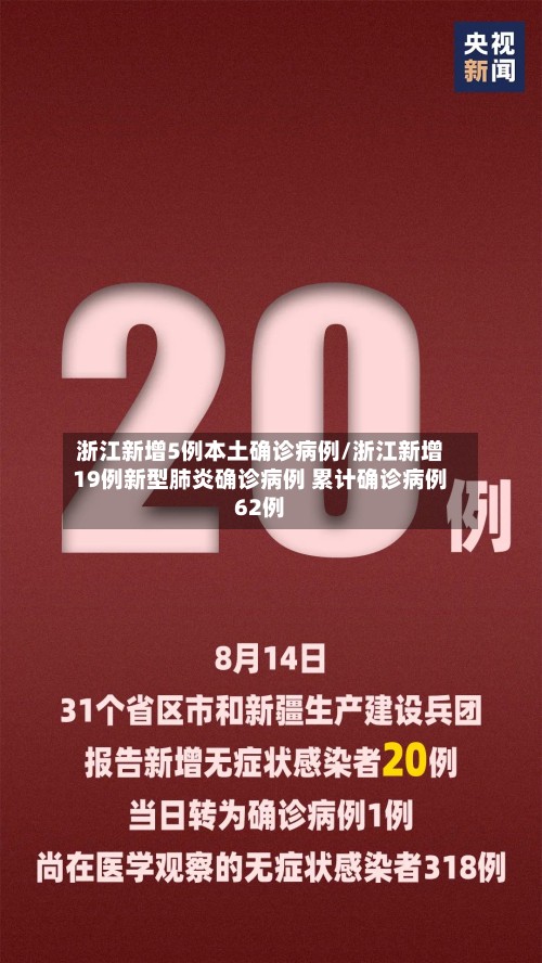 浙江新增5例本土确诊病例/浙江新增19例新型肺炎确诊病例 累计确诊病例62例