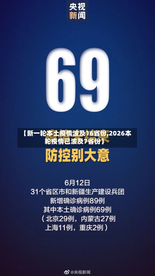 【新一轮本土疫情波及16省份,2026本轮疫情已波及7省份】