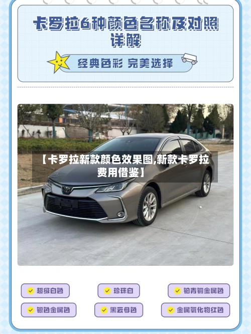 【卡罗拉新款颜色效果图,新款卡罗拉费用借鉴】-第2张图片