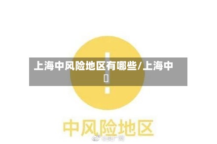 上海中风险地区有哪些/上海中學