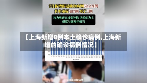 【上海新增8例本土确诊病例,上海新增的确诊病例情况】
