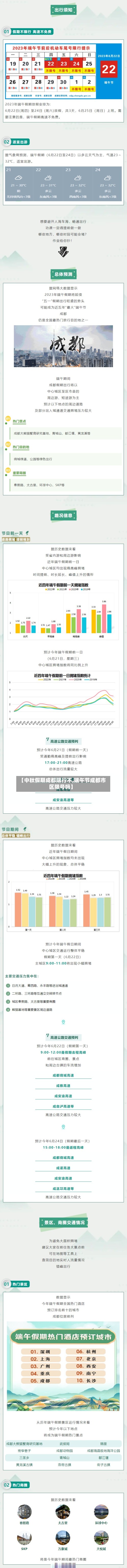【中秋假期成都限行不,端午节成都市区限号吗】-第3张图片